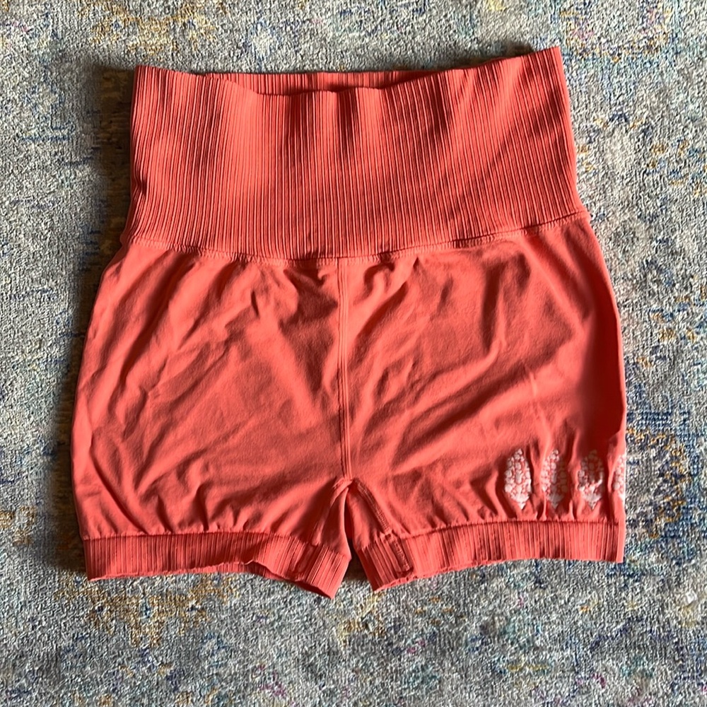 Free People Movement high rise bike shorts